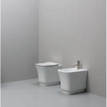 White Ceramic Idea,    51x35x43h ,   