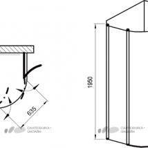   Ravak CSKK4-80 Transparent,  