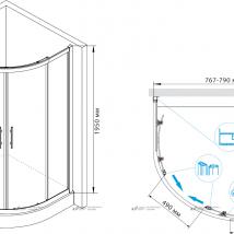   RGW Hotel HO-51 800x800x1950  