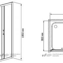   RGW Passage PA-46 1000x800x1850  ,  