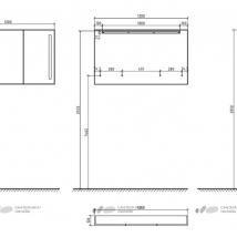 - BelBagno SPC-3A-DL-BL-1200