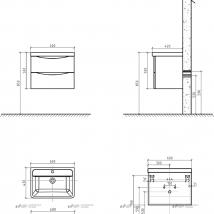    BelBagno Ancona-N 60 rovere more 