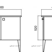    BelBagno Atria 100 bianco lucido