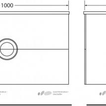    BelBagno Onda 100 bianco lucido