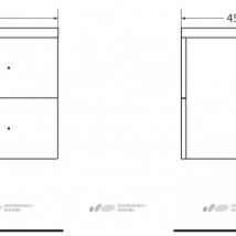    BelBagno Aurora 60 cemento scuro