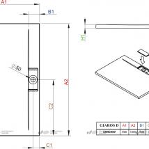    Radaway Giaros D90x120