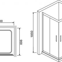   RGW Classic CL-32 90x90x185