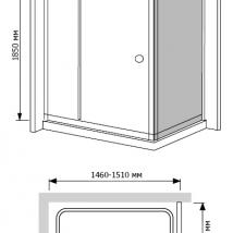   RGW Classic CL-45 (1460-1510)x1000x1850  