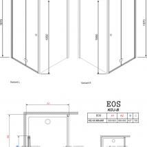   Radaway EOS KDJ-B 90  R