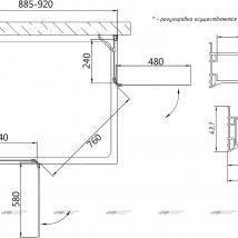   Vegas Glass AFA-F 90*80 05 01 L  ,  