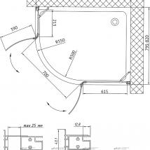   Vegas Glass AFS-F 120*80 05 01 R  ,  