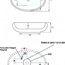  ArtCeram Tao TOL002 60 