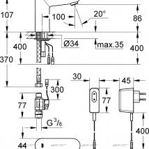  Grohe Euroeco Cosmopolitan E 36269000  