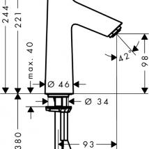  Hansgrohe Talis S 72021000  