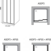     Ravak ASDP3-80 Pearl,  