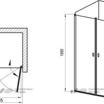     Ravak CSDL2-100 Transparent,  