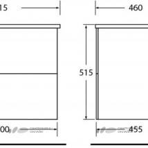    BelBagno Etna 60 rovere bianco