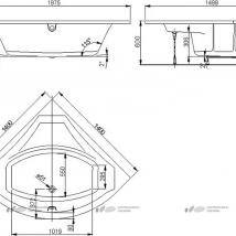   Vagnerplast Veronela corner 140x140