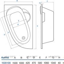   Koller Pool Karina 150x100 L + -  