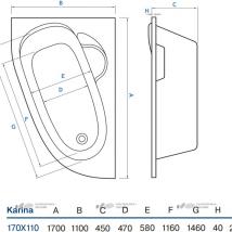   Koller Pool Karina 170x110 L + -  