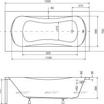   Besco Aria 130x70