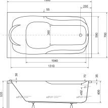   Besco Bona 150x70