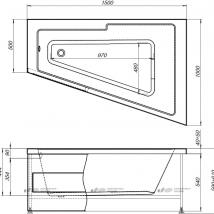   Aquanet Accord 150x100 R