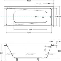   Besco Modern 120x70