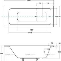   Besco Talia 140x70