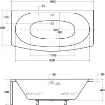   Besco Telimena 180x85