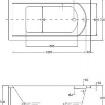   Besco Shea 140x70