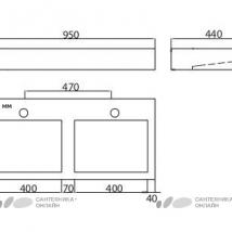  Senda Aqueduto duplo satin w/o 215160008    