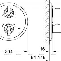  Grohe Atrio Ypsilon 19395000  